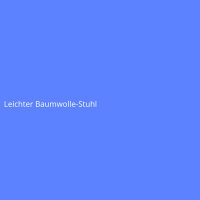 Leichter Baumwolle-Stuhl