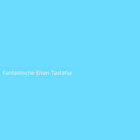 Fantastische Eisen-Tastatur