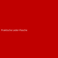 Praktische Leder-Flasche