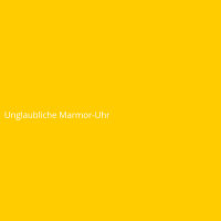 Unglaubliche Marmor-Uhr