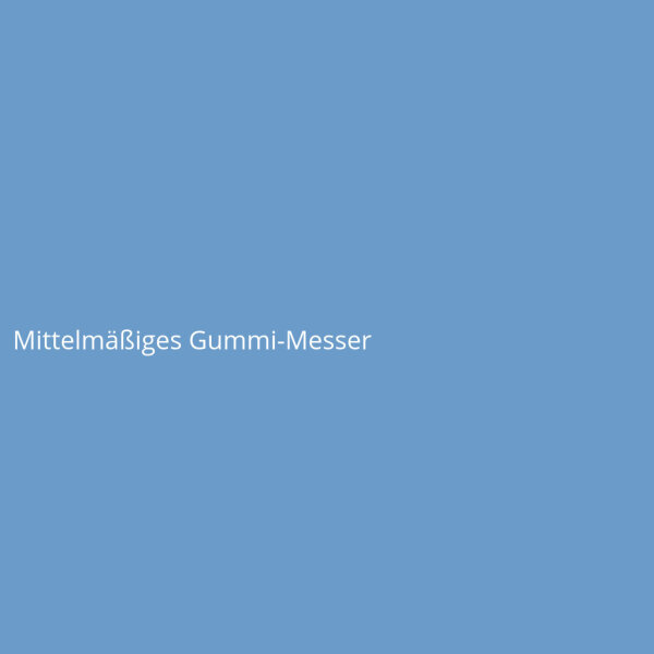 Mittelm&auml;&szlig;iges Gummi-Messer